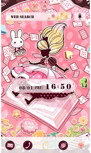 Android application Alice in Polka Dot Land Theme screenshort