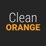GO Contacts Clean Orange icon