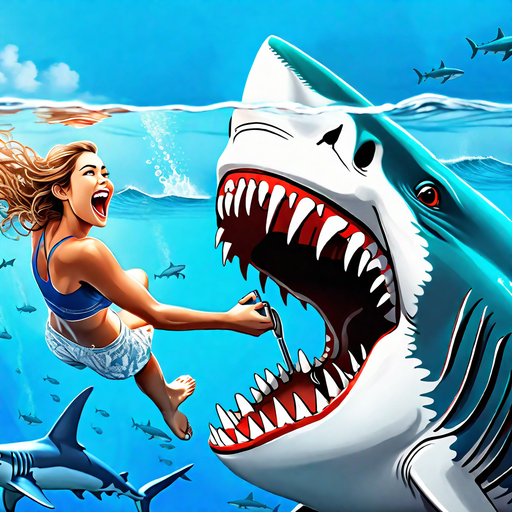 Shark Attack Games Offline 1.7 Icon