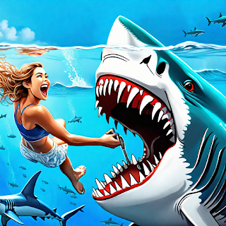 Shark Attack Games Offline apk