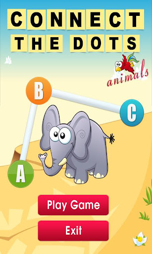 Android application Connect the Dots - Animals screenshort