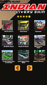 Screenshot 4 Bussid Indian Livery Skin android