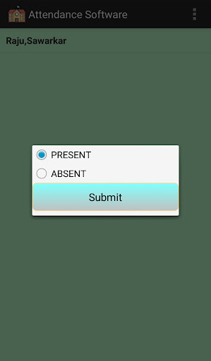 Android application Attendance Software screenshort