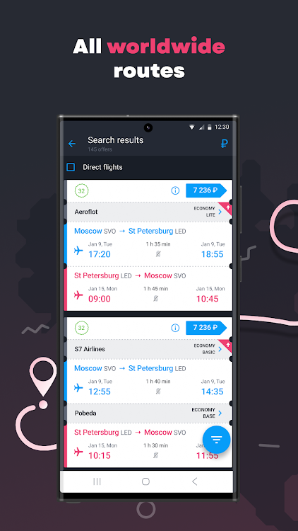 Anywayanyday — flights, hotels - 6.2.2 - (Android)