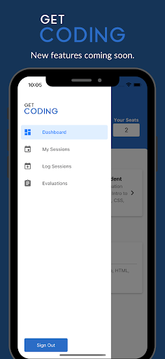 Android application Get Coding screenshort