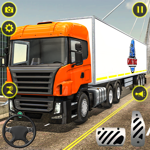 Cargo Truck Transport Driving logo