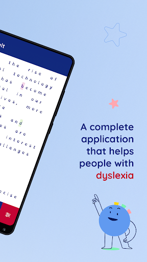 Screenshot of MYdys - aid for dyslexia