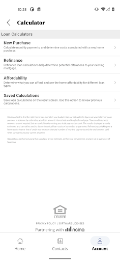 Signature Home Lending App