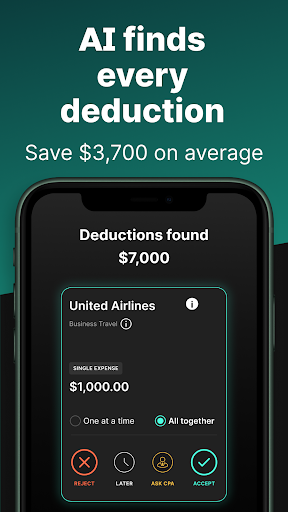 Android application FlyFin: Effortless 1099 Taxes screenshort