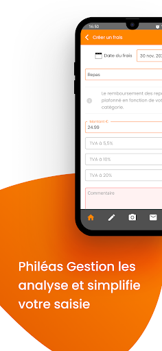Philéas Gestion Screen 3