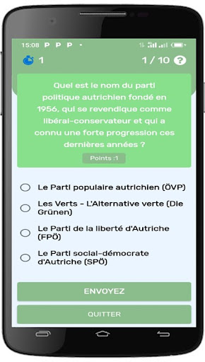 Quiz Autriche Screen 3