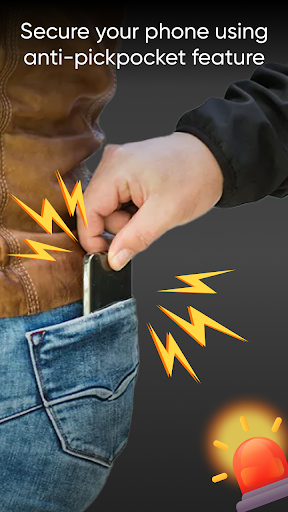 Android application Don't Touch My Device, Alarm screenshort