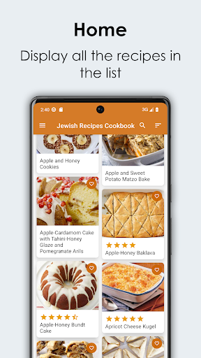 Android application Jewish Recipes Cookbook screenshort