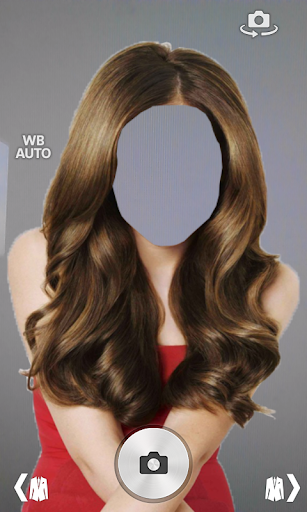 Android application Woman hair style photo montage screenshort