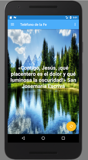 Android application Phone of Faith screenshort