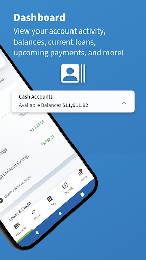 USALLIANCE Mobile Banking Screen 2