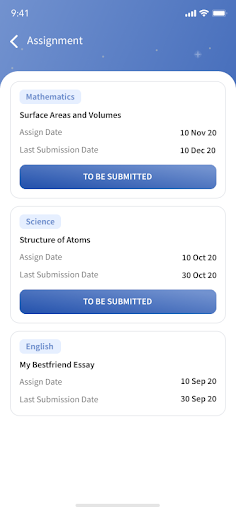 VAHE-School App Screen 2