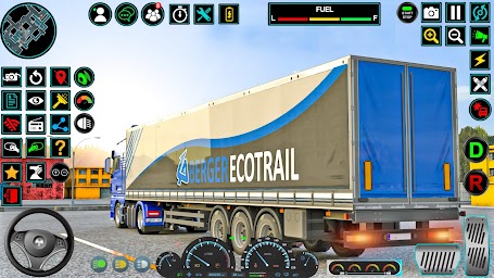 Real City Cargo Truck Driving