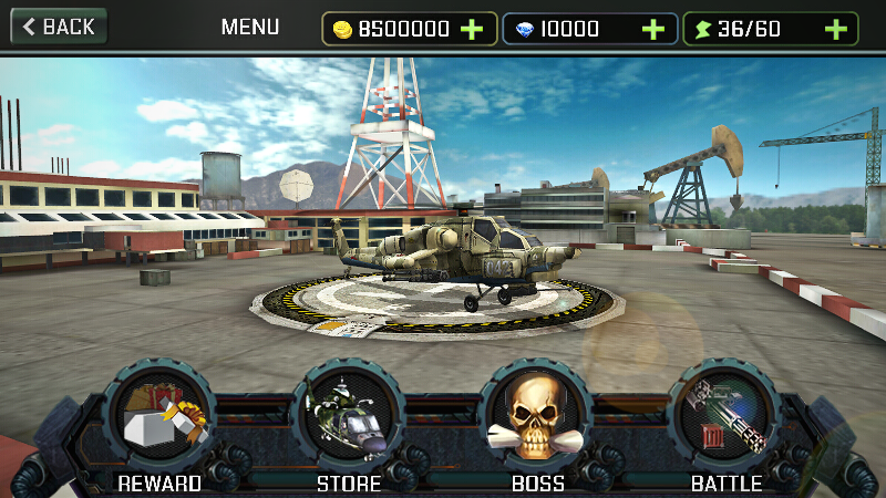 Android application Gunship Strike 3D screenshort