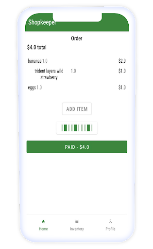 Shopkeeper POS Screen 2
