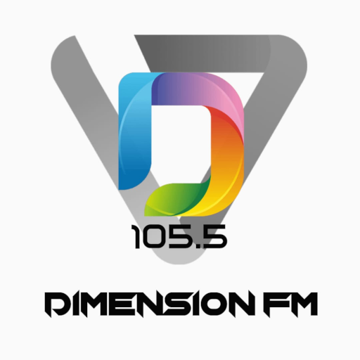 FM Dimensión 105.5 MHz. logo