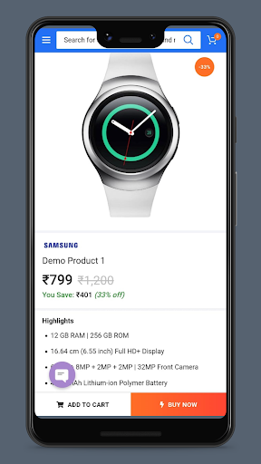 JustShoping - Shopping App Screen 3