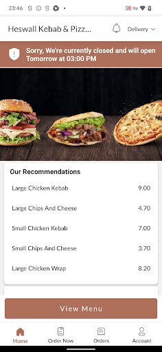 Heswall Kebab and Pizza House Screen 2