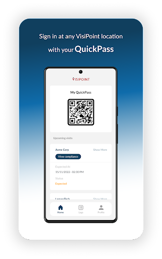 Android application VisiPoint Passport screenshort