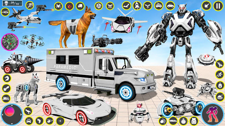 Ambulance Robot Transform Game - 2.1.28 - (Android)