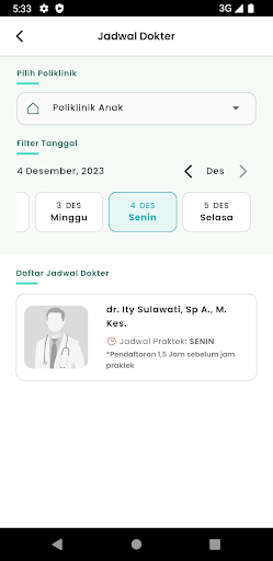RSUD Ciawi Mobile Screen 2