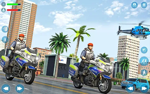 Police Bike Moto Crime Chase