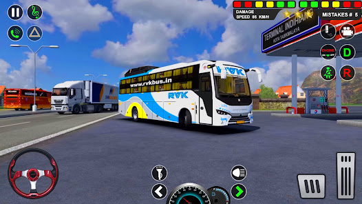 Imágen 5 Euro Coach Bus Driving 3D Game android