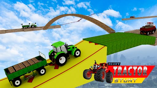Android application Farm Stunt: Heavy Tractor game screenshort