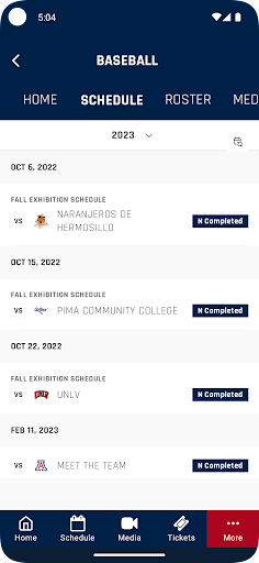 Screenshot of Arizona Wildcats