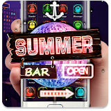 Colorful Neon Summer Bar Theme icon