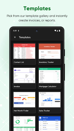 Screenshot of Zoho Sheet - Spreadsheet App