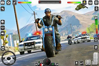 Police Bike Rider Bike Games - Screenshot 2
