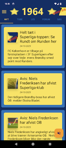 Android application Vestegnsnyt screenshort