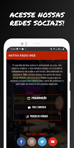 Nativa Rádio Web Screen 3