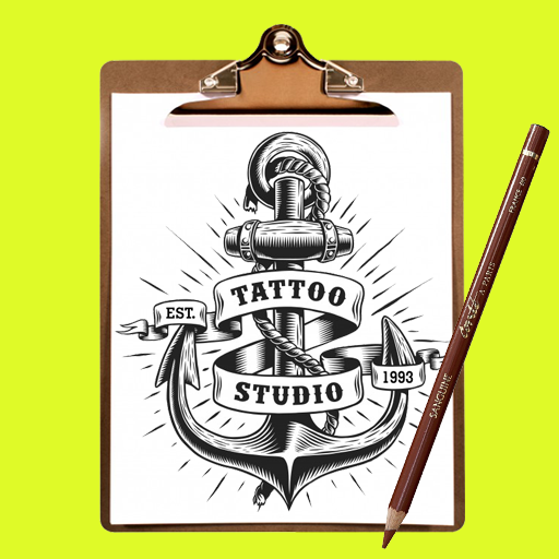 How to Draw Classic Tattoo logo