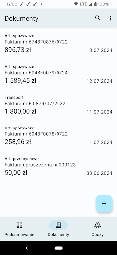 Wydatki Obozowe Screen 2