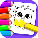 Bibi Drawing & Color Kids Game icon