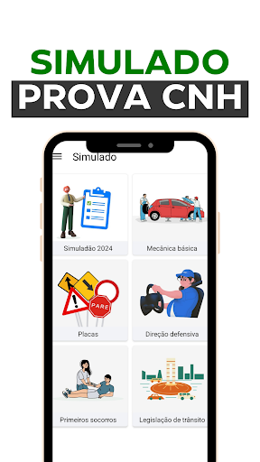Android application DirijaCerto SP 1ª e 2ª Hab screenshort