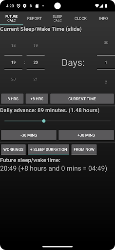 Circadian Calc Screen 3