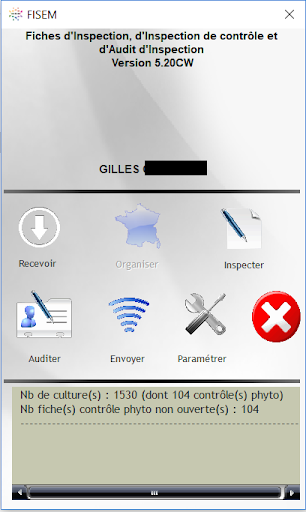 Android application FISEM Fiches d'inspection screenshort