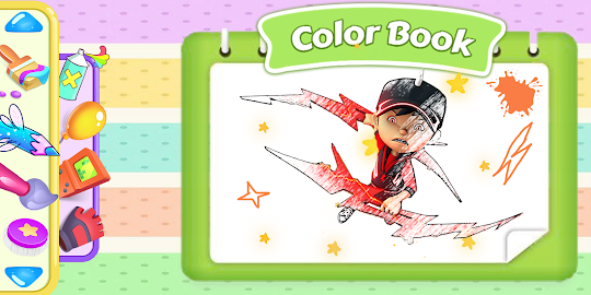 Boboiboy Coloring Book Game