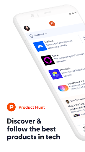 Android application Product Hunt screenshort