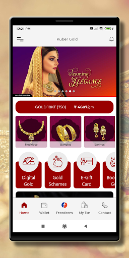 Android application Kuber Gold screenshort