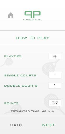 Platinum Padel Screen 3
