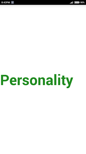 Android application Personality Development screenshort